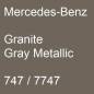 Preview: Mercedes-Benz, Granite Gray Metallic, 747 / 7747.